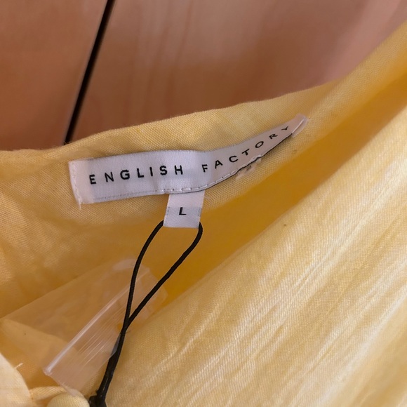 English Factory
Tie Shoulder Mini Dress Size:L. material New with tags - Picture 7 of 8